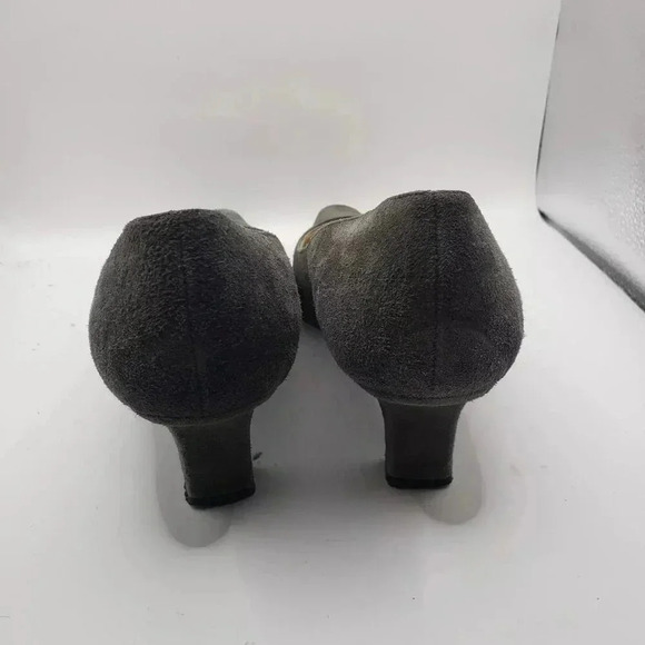 LAUREN RALPH LAUREN LANETTE SUEDE MOCHA PUMPS SIZE 10 B/MED WB2792 - Picture 6 of 6